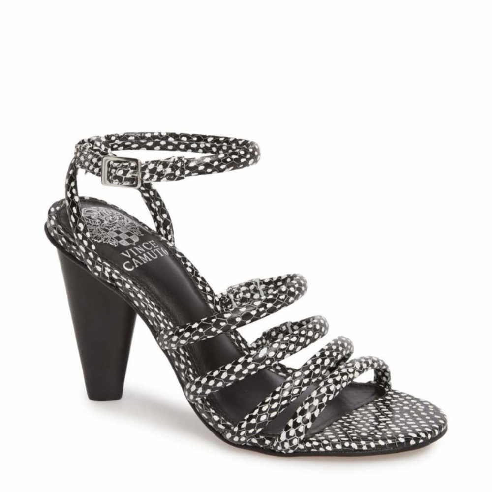 NIB • Vince Camuto • Kaniana Cone Heel Cage Sandal